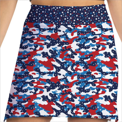 CAMO USA SKORT - Fashion Skort