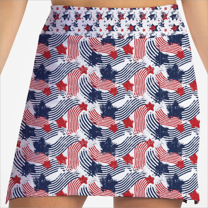 STAR SPANGLED PATTERN SKORT - Skort Obsession